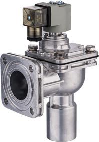 Stable Diaphragm Control Valve , G Type Flange Type Pneumatic Solenoid Valve
