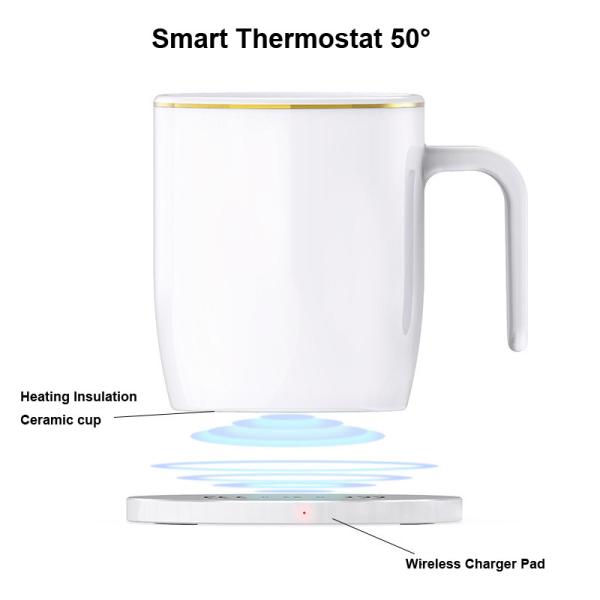 OEM ODM Qi Charging Pad Qi Wireless Thermostatic Smart Cup Warmer Pad