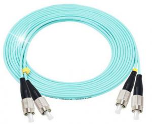 China Duplex Multimode Fiber Optic Cable OM3 OM4 FC UPC To FC UPC on sale