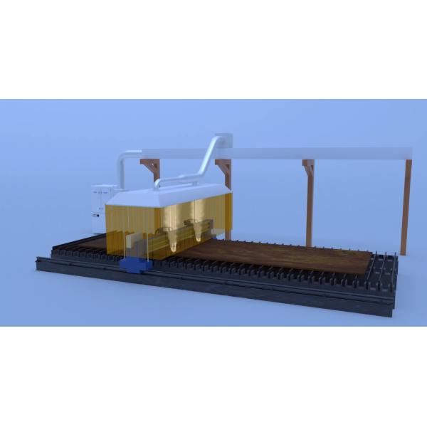 Centralized Plasma Cutting Fume Extraction System For Large Industrial