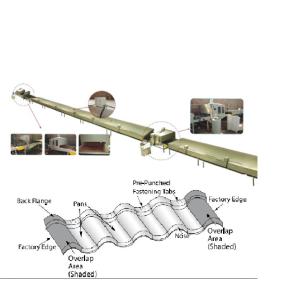 China Stone Coated Metal Roof Tile Making PPGI Rollformer Machine wholesale