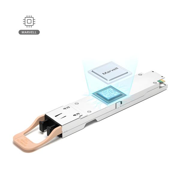 Compatible Type2 Flat Top 800G OSFP LPO 8x100G SR8 850nm 100M MMF MPO-16 Optical Transceiver