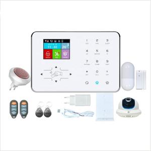 China WIFI + GSM / GPRS Home GSM Alarm System NTC Sensor Home Security Alarm Systems wholesale