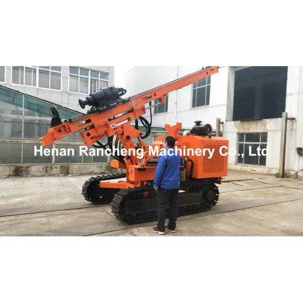 84kw Solar Powered Pile Driver Equipment 20 - 100m Bore Depth 90 - 300mm Bore Dia