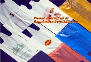 China Vest Handle Sealing bags, Handle bags, Degradable T-shirt bag,biodegardable t-shirt bag wholesale