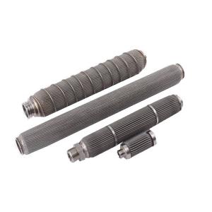 China SS 304 316 316L silver color stainless steel water mesh filter pleated filter cartridge wholesale