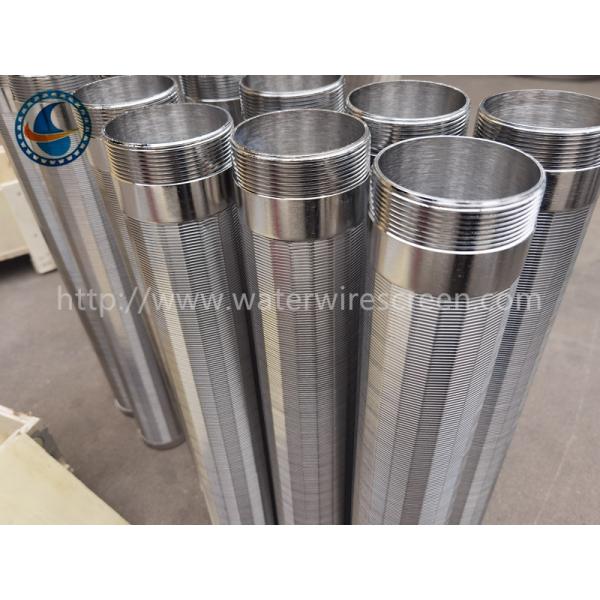 SS316L OD 76mm Johnson Continuous Slot Well Screen