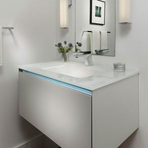 China Simple Washroom Modern Bathroom Vanity Wall Mounted Glass Bathroom Cabinets wholesale