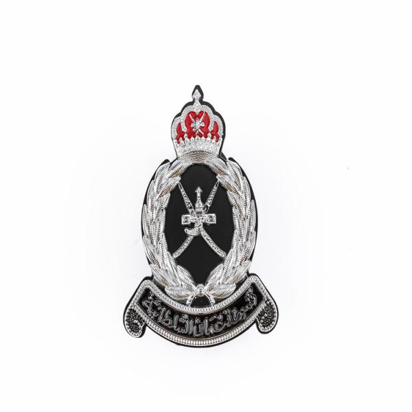 Quality Black Design Custom Senior Military Officer Commemorative Badge for sale