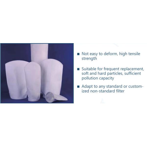 Nylon PE PP Oil Removal Liquid Filter Bag Cylinder Shape Eco - Friendly