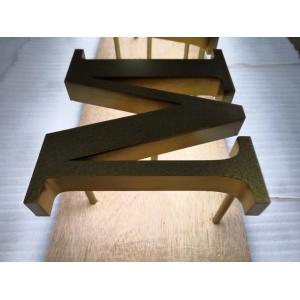 China Stainless Steel Backlit Channel Letter Signs 40mm Depth 4000K wholesale