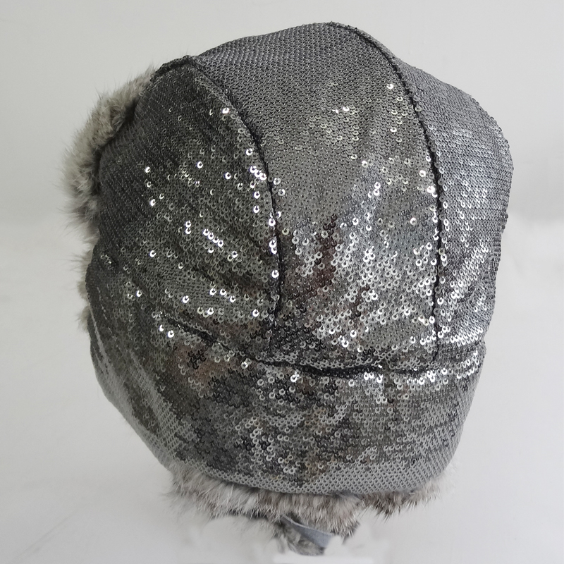 Global Certificated rabbit fur waterproof winter hat