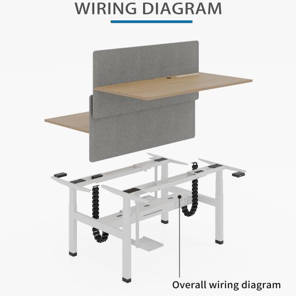 Effortlessly Switch Between Sitting and Standing with Uplift Electric Sit-Stand Desk 4 Memory Presets Optional Colors