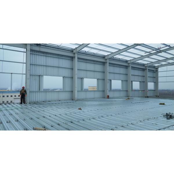 Q235B Steel Frame Prefabricated Multi Storey Building Painted / Galvanized Surfacement