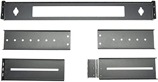 2U Server Rack Shelf Mount Tray 16" Deep for 19" Network Cabinet and Equipment Universal Vented Rack Shelf Mounting