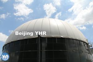 China 6.0 Mohs Hardness Anaerobic Digestion Tank With Dual Membrane Gas Holder wholesale