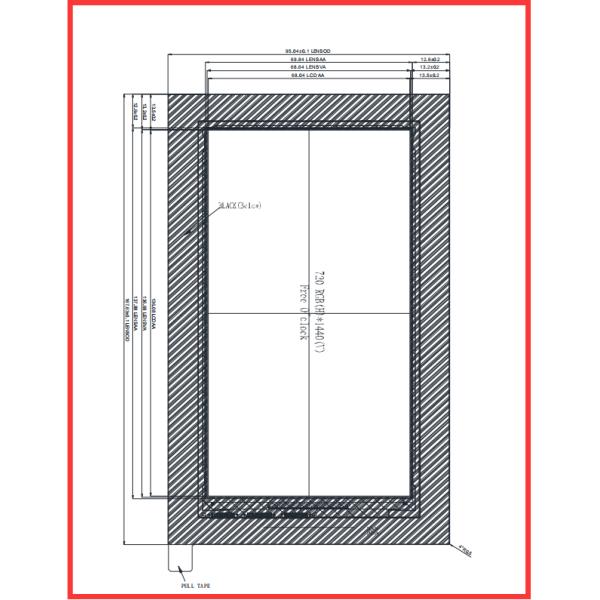 IPS 720x1440 TFT LCD Module 6 Inch Lcd Capacitive Touchscreen