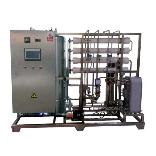 3KW Deionized Water Systems , Ion Exchange Resin Filter 60% - 75% Recovery