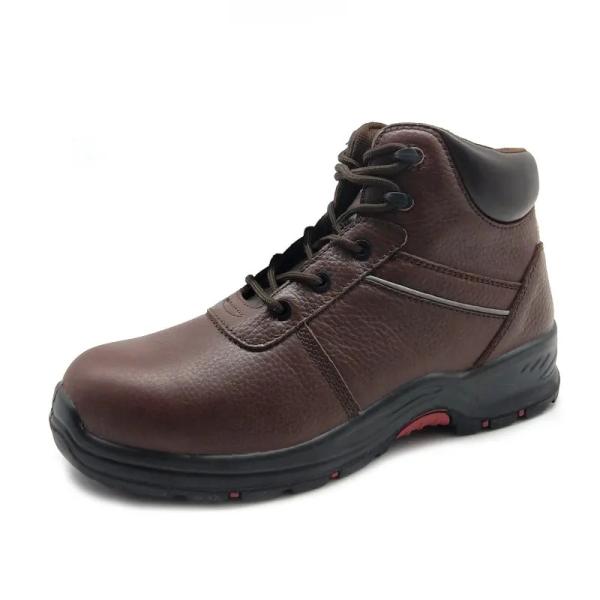 Steel Toe Mine Safety Boots Brown Woodland Industrial Safety Shoes Unisex
