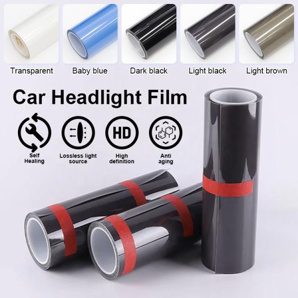 TPH Film Photochromic 6.5mil 30cm X 15m Warranty 5 Years Car Headlight Protection Film