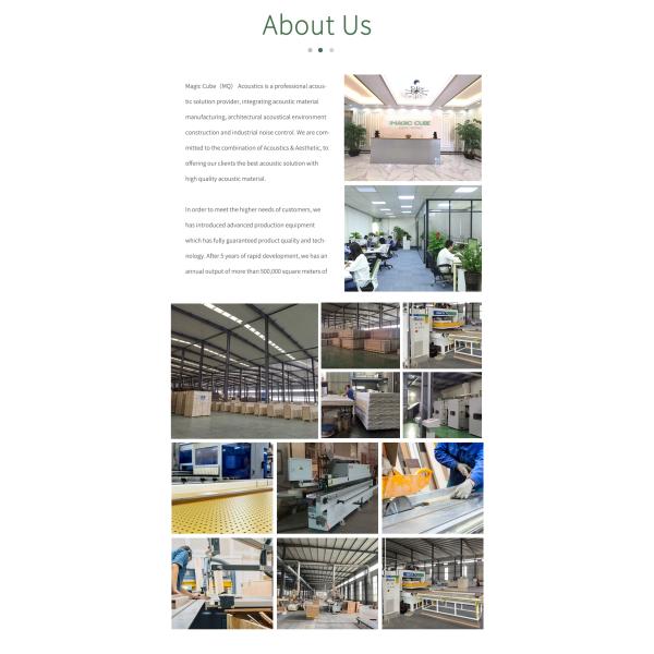 20mm Thickness Grooved Wood Panel Acoustic Customized Design For Walls And Ceilings