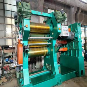 China Customized Four Roll Rubber Calender Machine For Rubber Compounding wholesale