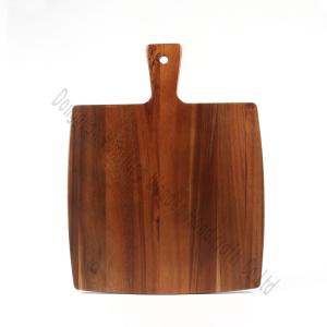 Knife-Friendly Acacia Wood Cutting Board with Handle , Natural Acacia Wood Chopping Board for Kitchen