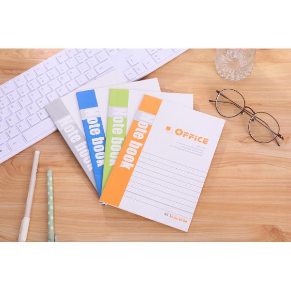 32k School Cute Stationery Flower Printed Paper Kraft Notebooks Soft Cover Customized