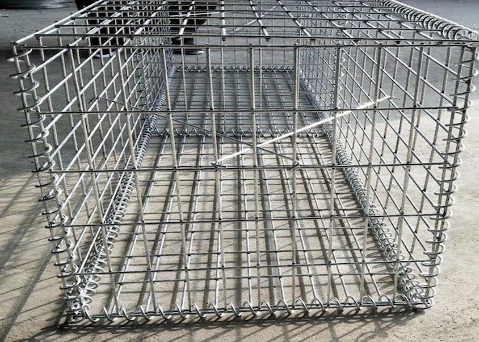 China Galvanized Gabion Box 2x1x1m 380-550N/mm2 Tensile Strength wholesale