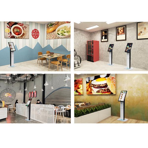 Retail And Dining Self Service Touch Screen Kiosks Food Service Kiosk 27inch