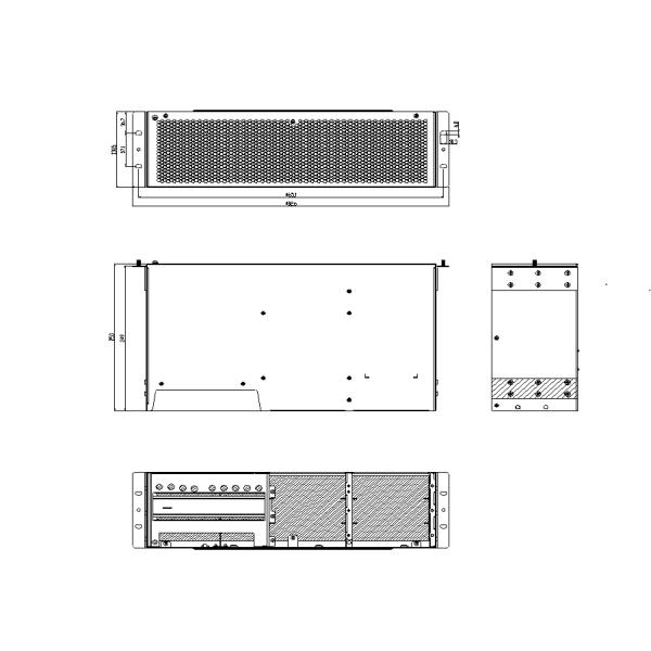 High Reliability 8000W RS232 Module Telecom Rectifier