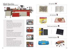 China Pest Control Rat Glue Trap Making Machine With Put Buttons wholesale