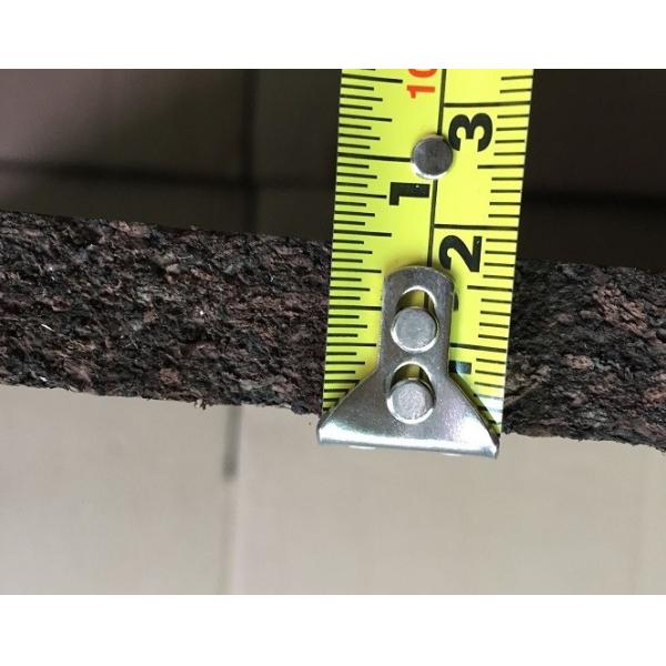 23''x17'' Dark Cork Frameless Cork Board with Rounded Corners for Wall Mounting