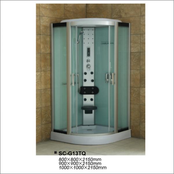 Quality Tempered Glass Steam Shower Room / Enclosed Showers Units with Computer Panel for sale