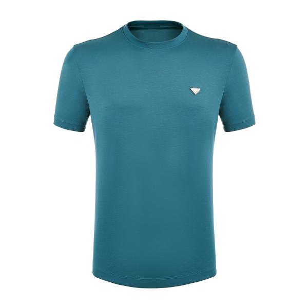 170-210grams High Elasticity Normal Oversized Plain T Shirt With Logo Custom Pattern For Men