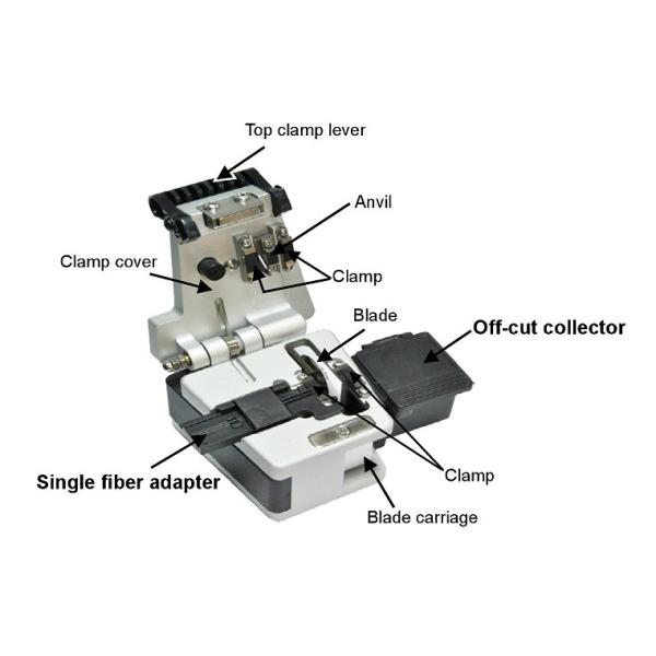Ftth High Precision Fiber Optic Cleaver With Auto Rotating Blades