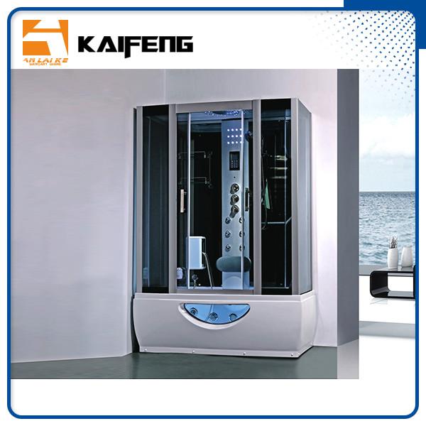 Quality Multifunctional Rectangular Shower Enclosure With Whirlpool Tub Computer Control for sale