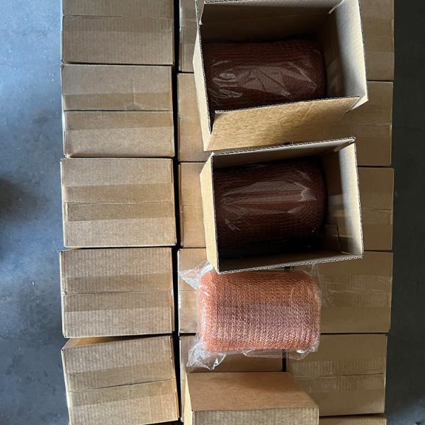 Single Wire Woven Knitted Metal Mesh Maximum Filtration Of Gas And Liquid