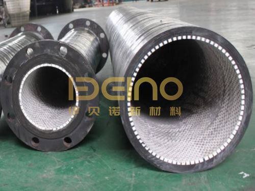 China Ceramic Lined Rubber Hose Wear Resistant Flexible In Electric Power wholesale