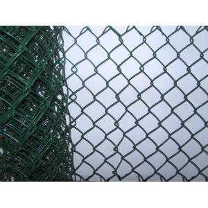China Football Field 2mm Plastic Coated Chain Mesh Fencing 5x5cm wholesale