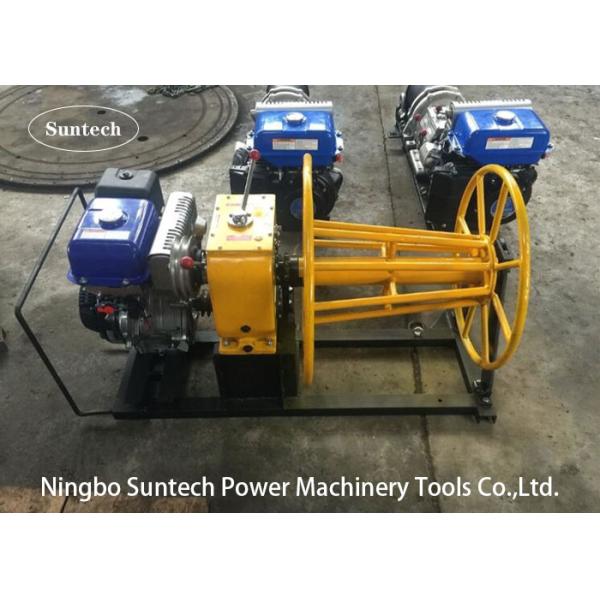 Transmission Stringing Line Construction Engine Powered Winch 3 Ton