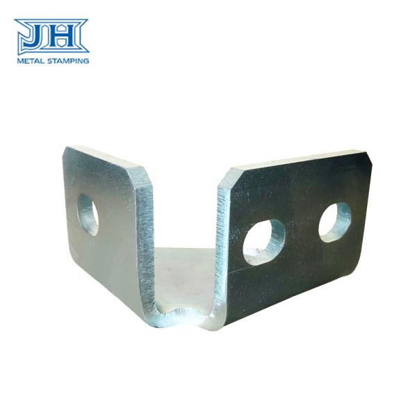 Quality Q235B Metal Stamping Parts / Brackets with Galvanized Surface Treatment for sale