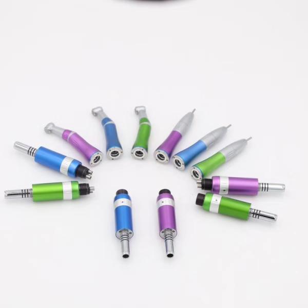 Colorful Low Speed Dental Handpiece 4 Holes Type Stainless Steel Material