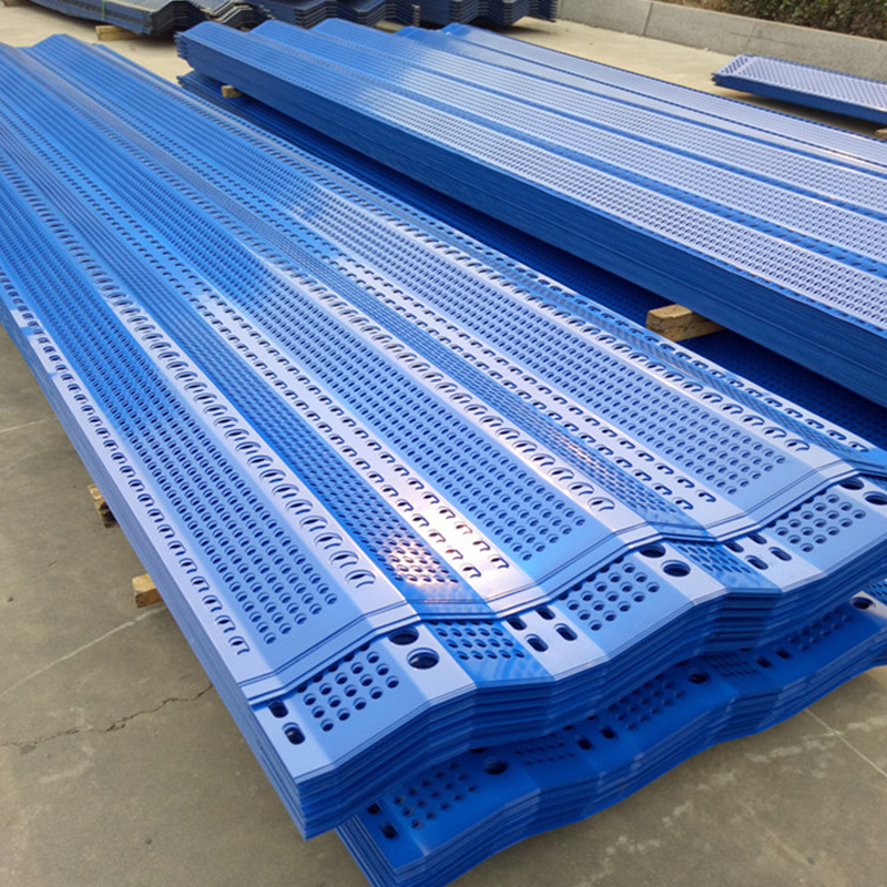 Round Hole Anti Wind Net Sprayed 0.8mm Thickness
