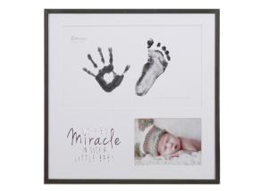 China Newborn Baby Hand And Footprint Photo Frame For Hundred Days Gifts wholesale