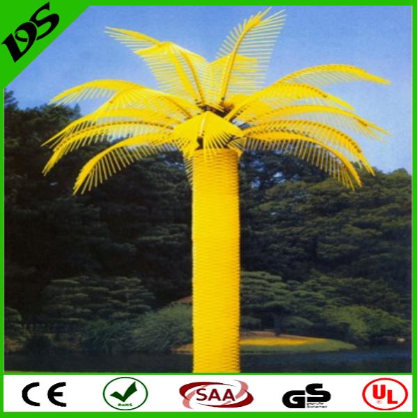 2016 Promotion China made Led artificial coconut tree, outdoor led palm tree light for dec