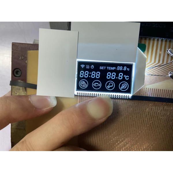 Lcd Custom Alphanumeric Display Module , 7 Segment Transmissive Lcd Screen