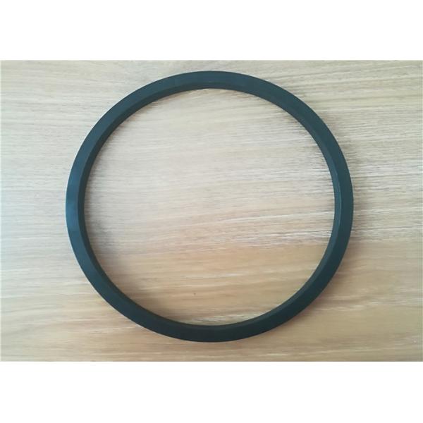 High Tensile Strength PU Oil Seal Piston Rod NBR / Pu Rubber Seal In Black