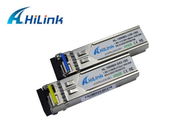 Quality 3KM 1000Base Bidirectional Fiber Optic Transceiver SFP Module Single Mode for sale