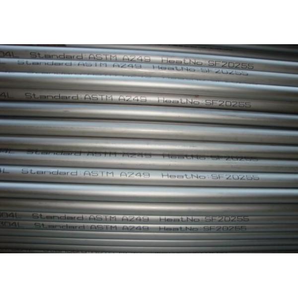 BA tubes Welded Bright Annealed Stainless Steel Tube Pipe ASTM A249 EN10217-7